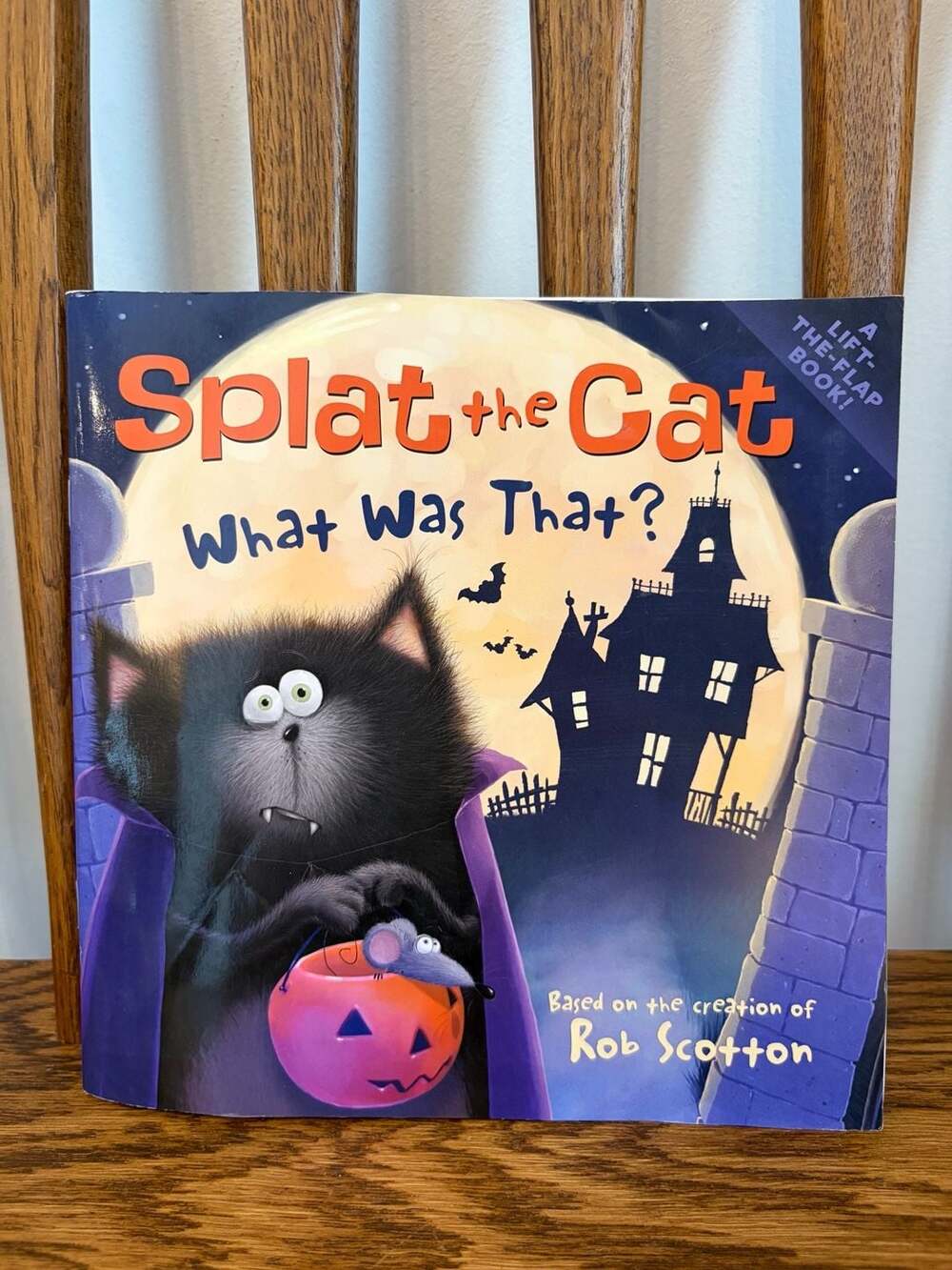 Splat the Cat: What Was That? Lift-the-Flap Children's Book by Rob Scotton